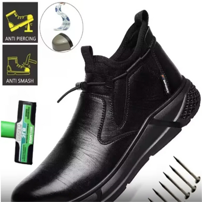 Chaussures de travail à embout en acier Chaussures de protection indestructibles pour hommes