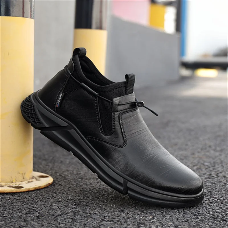 Chaussures de travail à embout en acier Chaussures de protection indestructibles pour hommes