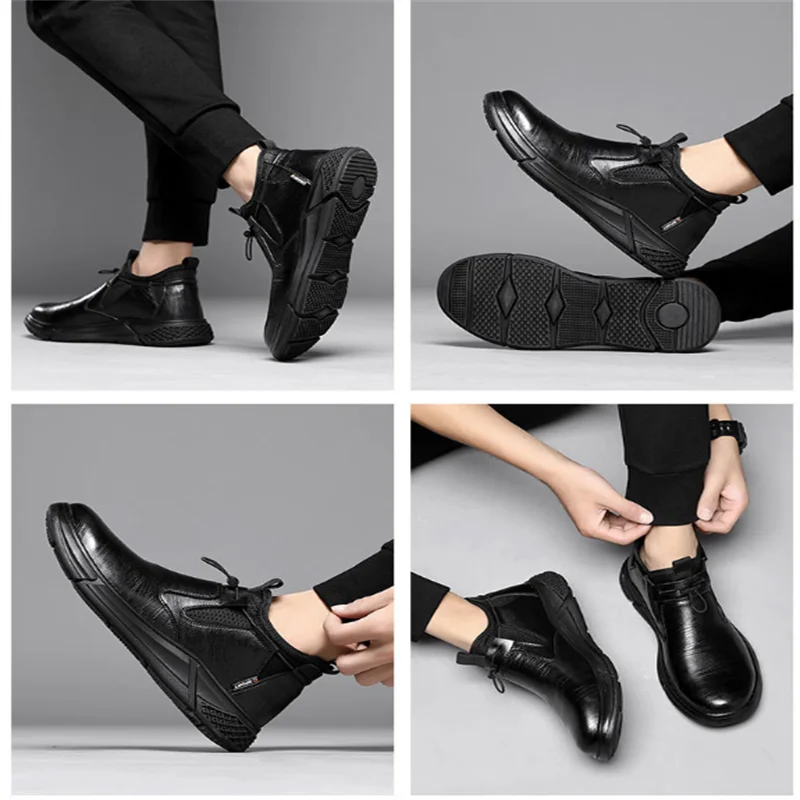 Chaussures de travail à embout en acier Chaussures de protection indestructibles pour hommes